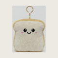 KPBLIS Toast Plush Keychain, Cute Mini Stuffed Animal Bag Charm (THU)