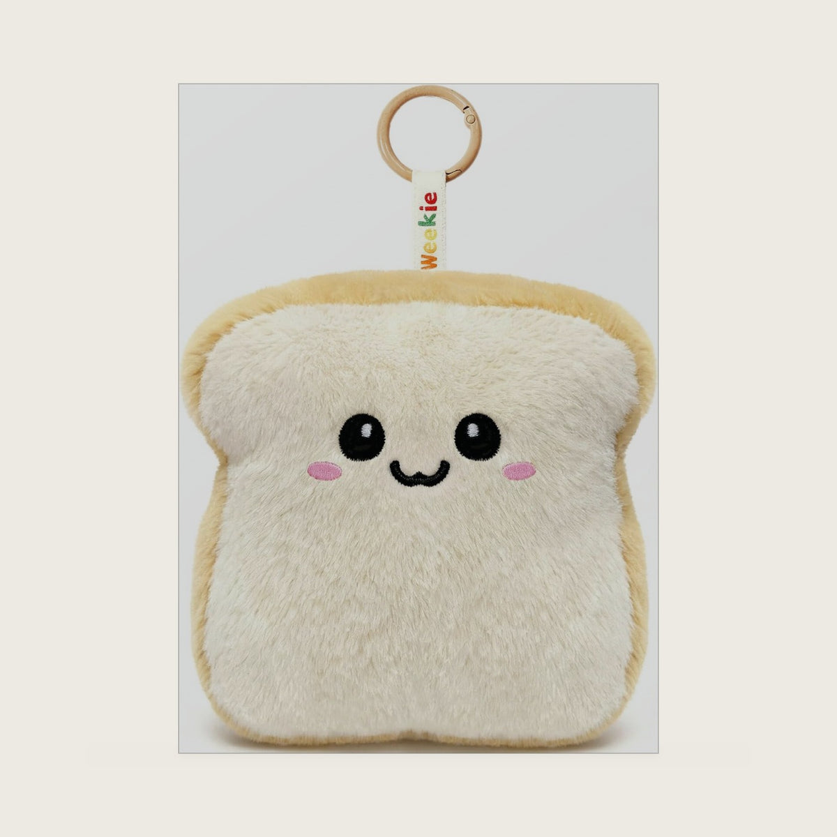 KPBLIS Toast Plush Keychain, Cute Mini Stuffed Animal Bag Charm (THU)