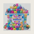 100 PCS Bulk Squishy Toys, Mini Mochi Squishies with Storage Box for Kids