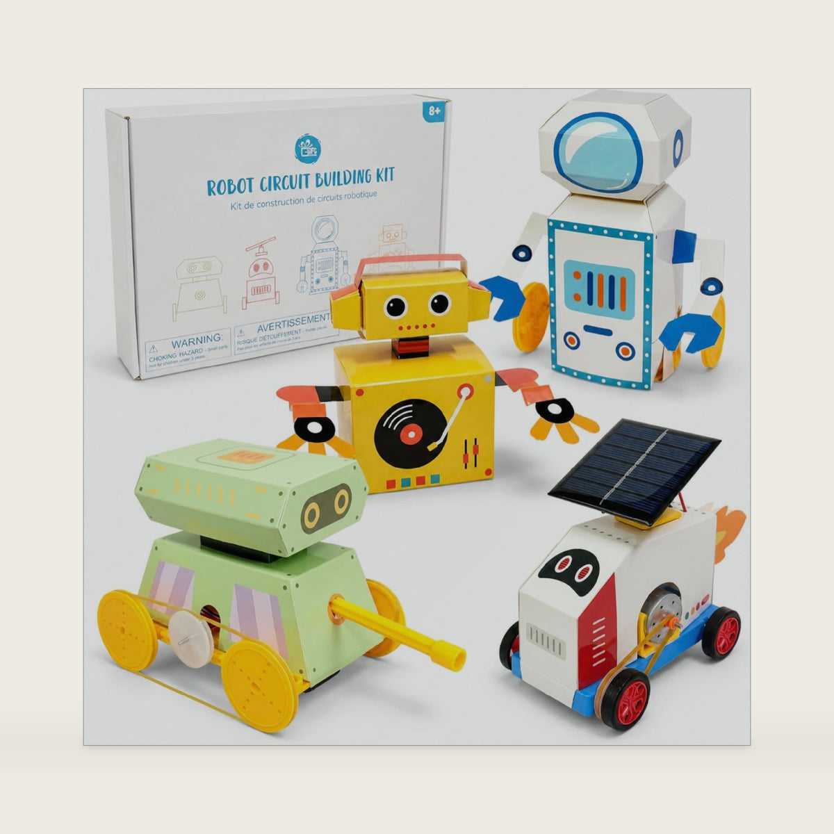 GiftAmaz STEM Robot Building Kit for Kids, Science Experiments Set Age 8-12