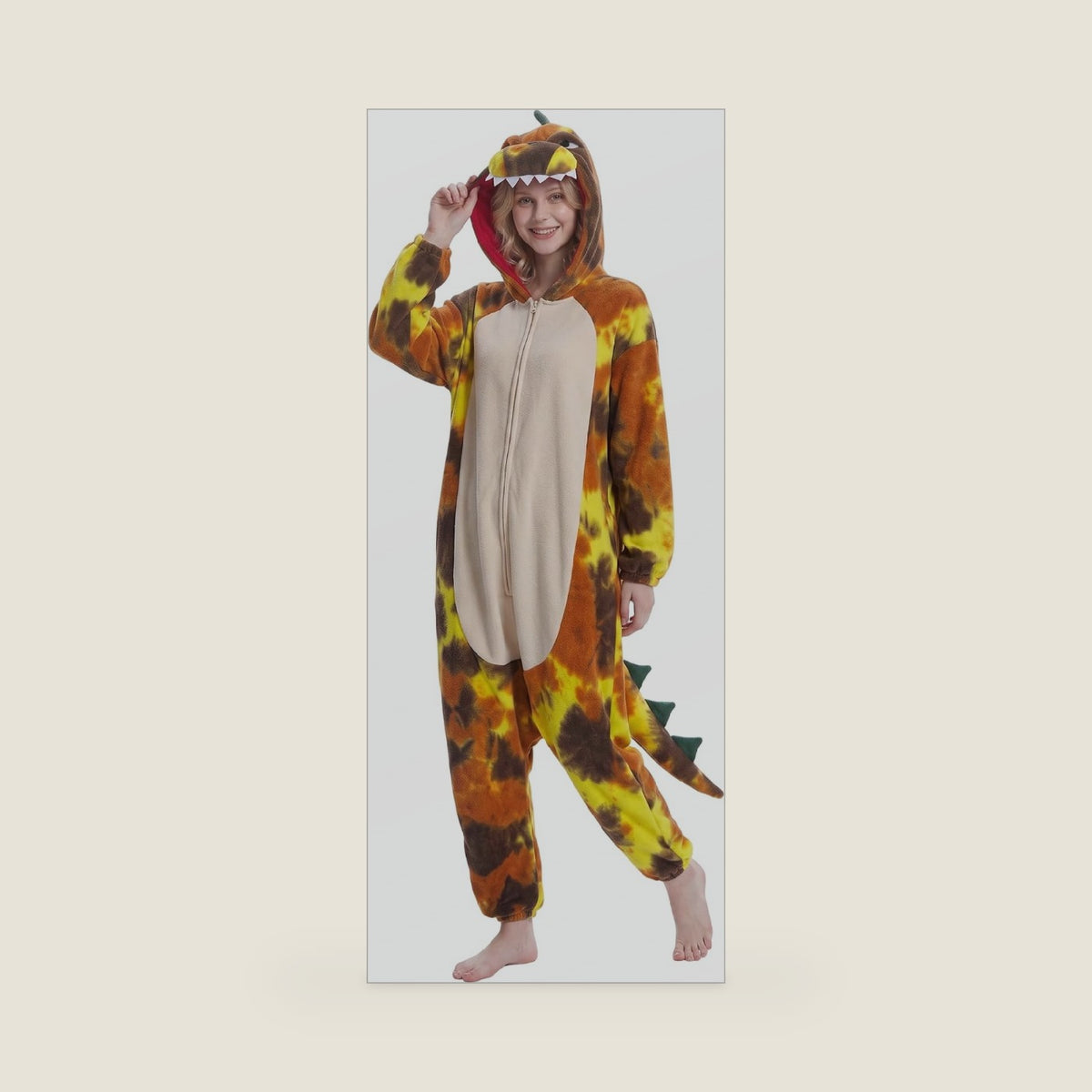 Adult Onesie Halloween Costume, Pajamas for Men and Women