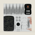CRAFTLORE 2 & 3-Inch Shorties Interchangeable Circular Knitting Needle Set