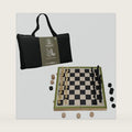 Campfire Games 2-in-1 Chess & Checkers Set - Board Game for Kids and Adults