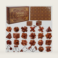 Jenaai Brain Teaser Advent Calendar 2026, Vintage Wood