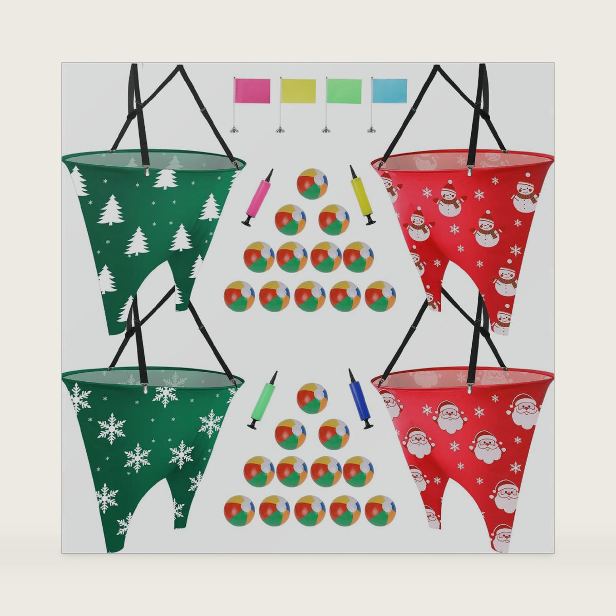24Pcs Granny Pants Yard Game Funny Field Day Outdoor Games for Adults Kids and Family Gaint Pant Set for Brithday Party Tossing Games Activities for Groups