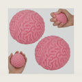 2 PCS Brain Squishy Stress Relief Tool, Squishy Brain Fidget Sensory Tools for People, Brain Stress Balls with Textured Surface for Anxiety Relief and Focus Improvement