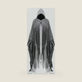Grim Reaper Hooded Cloak for Men Women Halloween Costumes Cosplay Props