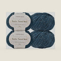 Rustic Tweed Wool Yarn, 1oo% Australian Wool, DK Weight, 4 Balls 200g, 656yds (3149 Deep Peacock Fleck)