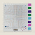 Svartur Blocking Mats for Knitting, 4-Pack with Grid and Circle Markings