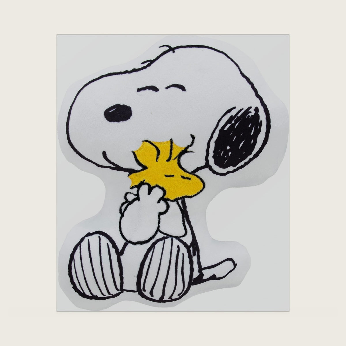Northwest Peanuts Best Friends Cloud Pillow 12 inches, Plush Snoopy Stuffed Toy, Kids Room Decor, Cartoon Character Pillow, Gift for Boys & Girls