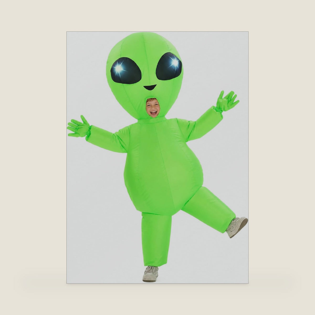 Inflatable Alien Costume for Kids, Funny Halloween Blow Up