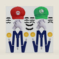 Hat Costume Set – Halloween Cosplay Accessories Kit with Hats, Gloves, Suspenders,Buttons, Mustaches – Funny Couple Outfits for Adult Men and Women