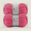 Chunky Chenille Yarn Velvet Soft Super Bulky Size 6 for Crocheting Knitting, Baby Blanket Yarn, 100g 71 Yds per Skein, Easy to Use for Scarves, Amigurumi, Crafts (2, Sunset Red)