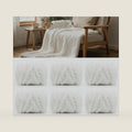 Upgraded Jumbo Chenille Yarn, 6 Skeins Super Chunky Blanket Yarn (6, Off-White)
