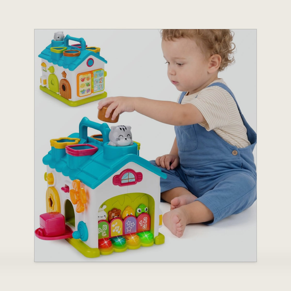 Olbyefly Montessori Toys for 1 2 3 Years Old Baby Toddlers Boys Girls Kids