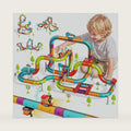 121PCS Electric Train Set 3D Infinity Cube Race Track Toy for Kid 6+