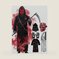 Grim Reaper Costume Adult Scary Halloween Outfit for Men Teen