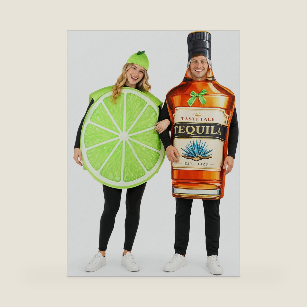 Tequila and Lime Couples Halloween Costumes 3PCS Funny Adult Set