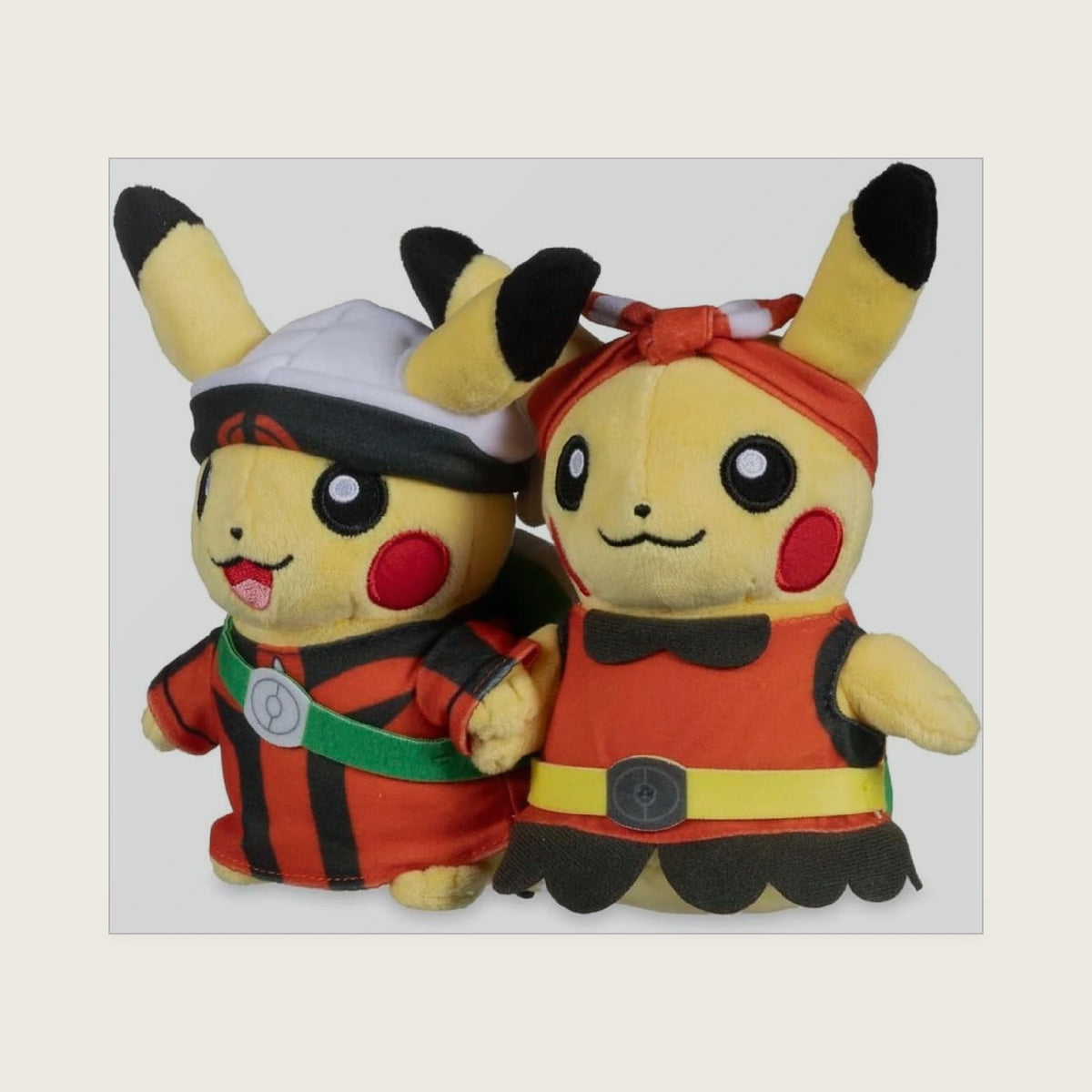 Center: Hoenn Region Paired Pikachu Poké Plush