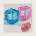 2 Pack 2.25" Ice Cube, Sensory Squeeze Toy for Anxiety Stress Relief