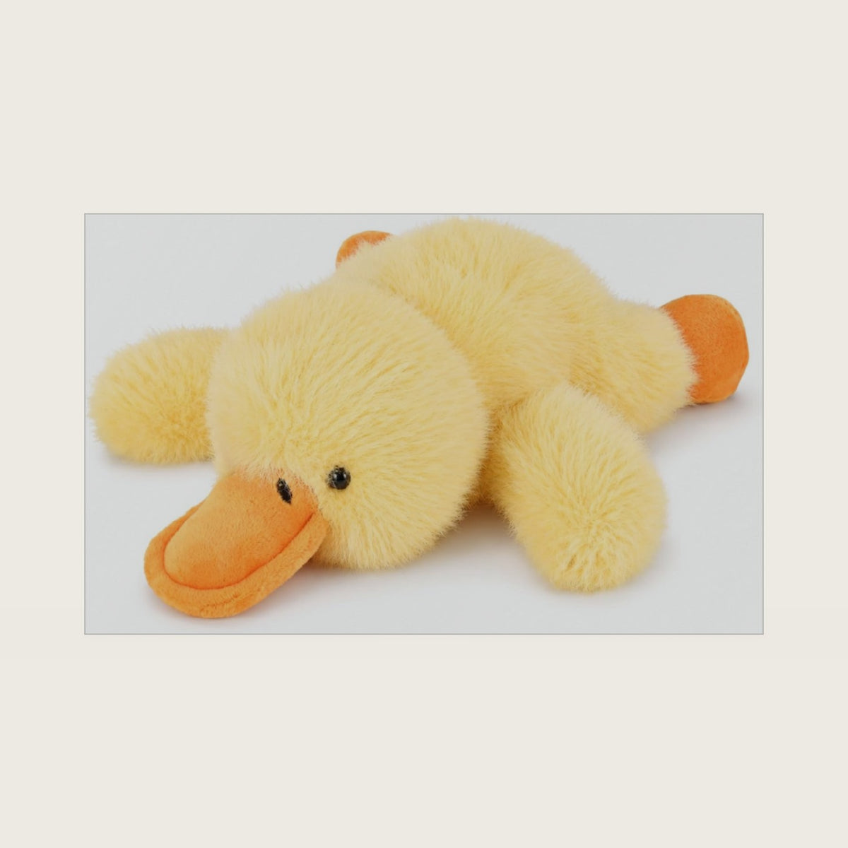 Cute Duck Stuffed Animal, Soft Yellow Duck Plush Toy, Gift for Kids 7.5"