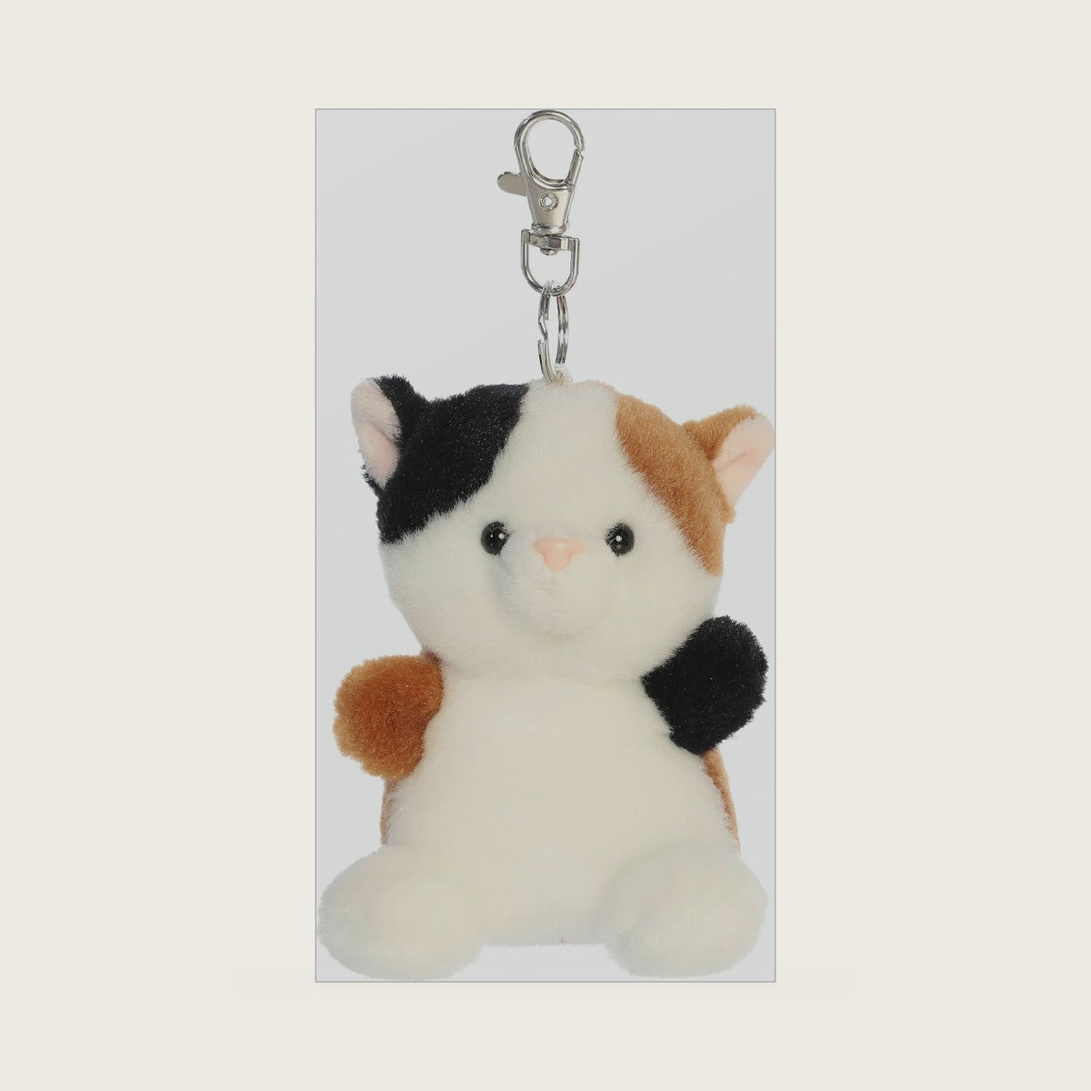 Palm Pals 4" Peebs Calico Cat Adorable Clip-On