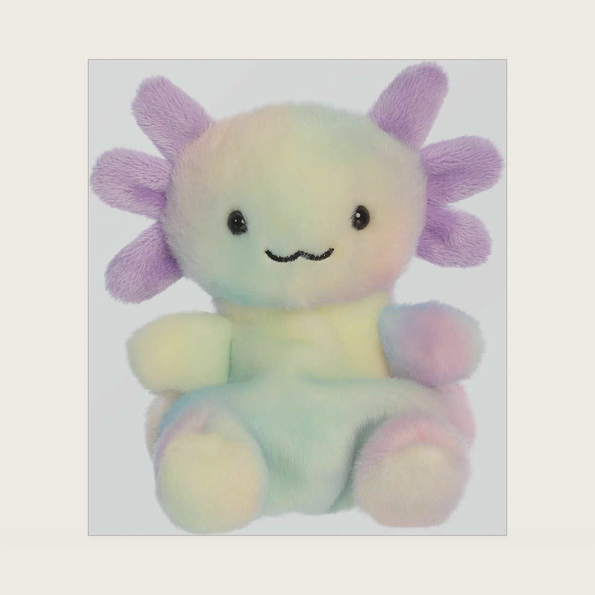 Palm Pals 5" Xochitl Rainbow Axolotl Adorable Plush