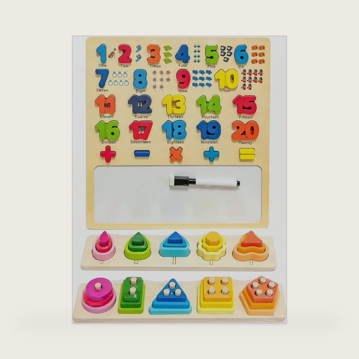 Montessori Math Toys for 3-6 Year Old Boys Girls Kids Toddler Learning Gift