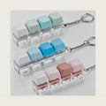 3 Pack Keyboard Fidget Toy Clicker Fidget Thocky Creamy Clicky Keychain