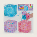 JOYIN 3PCS Snowflake Cube Stress Relief Toys, 2.2 Inch Colorful Cube Squishy Toys for Adults, Girls Boys, Slow Rising Fidget Sensory Toy, Soft Squeeze Toys, Birthday Gifts, Office Desk, Party Favors