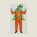 COOLWUFAN Inflatable Alien Costume with 2 Fans, Blow Up Costumes for Adults