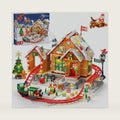 2026 Christmas Gingerbread House Roller Coaster Building Set with Light