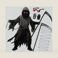 Glowing Eyes Grim Reaper Costume for Kids