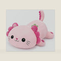 Onsoyours Original Axolotl Cat Plush Cute 13 inch Plush Toy Stuffed Animal Pillow Kawaii Pink Plushie Gift for Kids & Adults (Strawberry Axolotl Cat, 13")