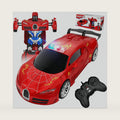 Remote Control Car Becoming Robot Transforming Toys Kids Christmas