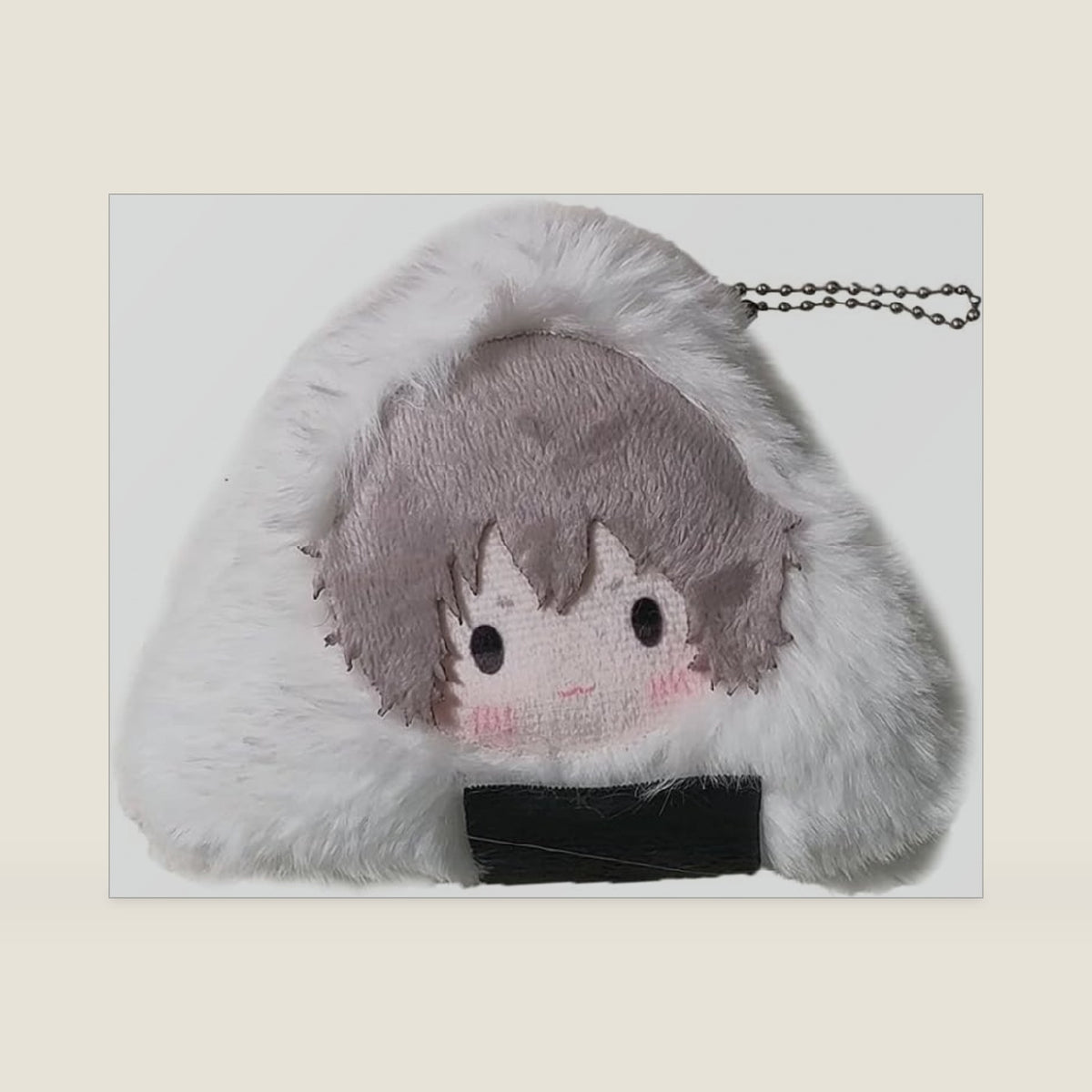 SUO Hayato Soft Figure Rice Balls Keychain Mini Anime Hug Pillow