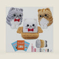 MASPODER Crochet Kit for Beginners Adults Complete Starter Cats Pattern