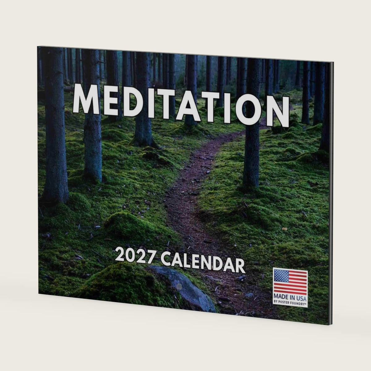 Meditation Calendar 2027 Monthly Wall Calender 12 Month