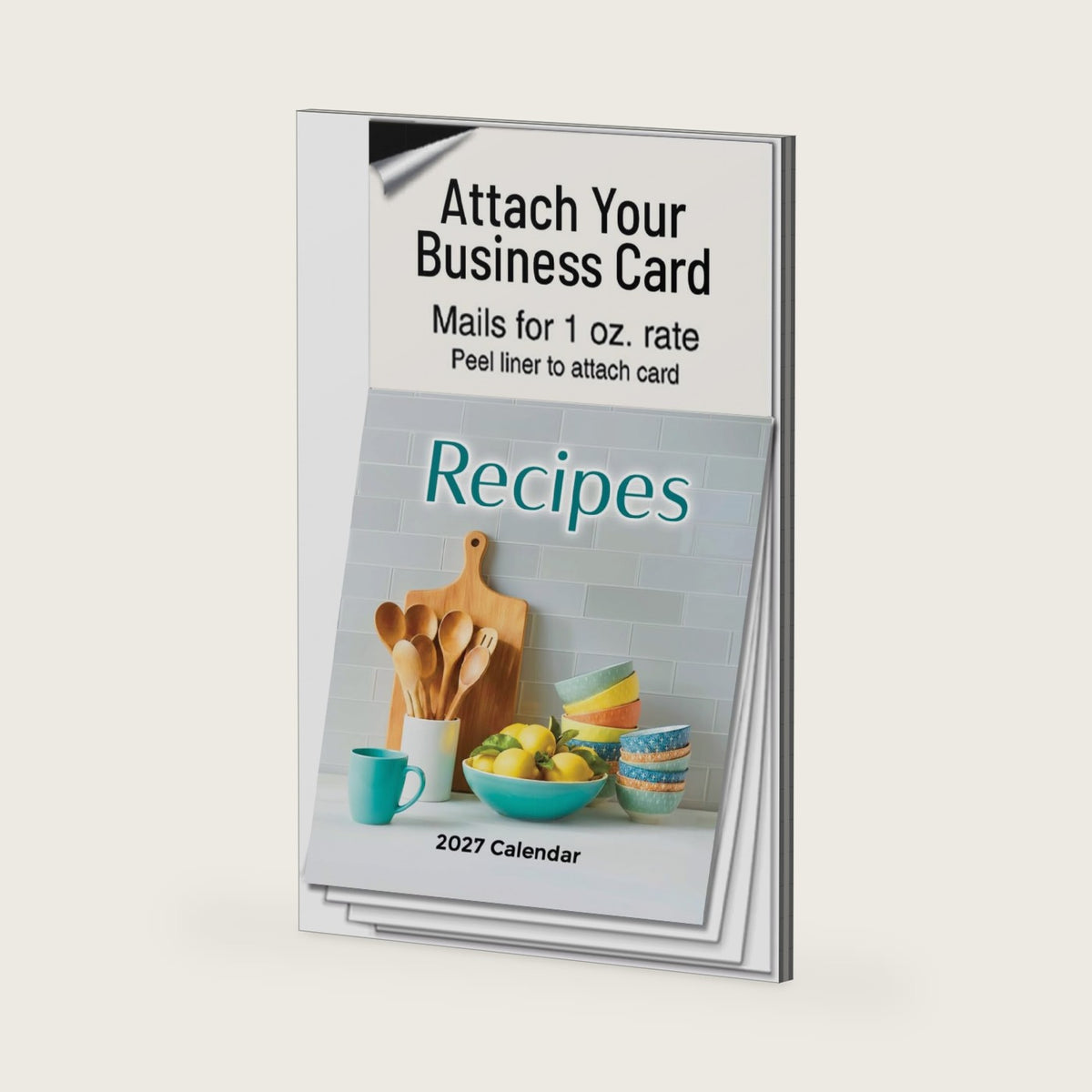13-Month Tear-Off Magnetic Recipe Calendar 2027 – Cooking Kitchen Essentials (RCP806) – Perfect Appreciation Gift for Clients, Friends & Small Businesses (100)