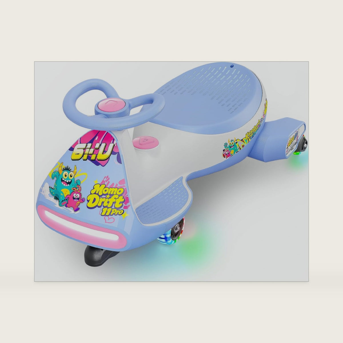 6KU Electric Wiggle Car Drift Cart, Type-C Fast Charging, Lithium Battery
