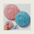 2 Pack Crunchy Squishy ASMR Stress Ball, Ice Skin Squishy Toys, Hand Strengthening Devices with Different Resistance Levels for Finger Forearm Wrist Exercise Stress Relief (Blue & Pink)
