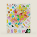 FIVEIZERO 80 Styles Mini Resin Animals Bulk, Glow in The Dark Tiny Figures