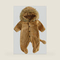 Newborn Baby Boy Girl Halloween Outfit Lion/Deer Long Sleeve Hooded Romper