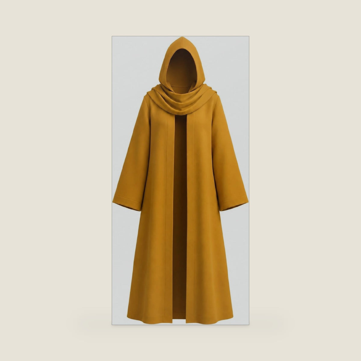 Medieval Hooded Robe Cloak for Adults – Wizard Priest Monk Costume