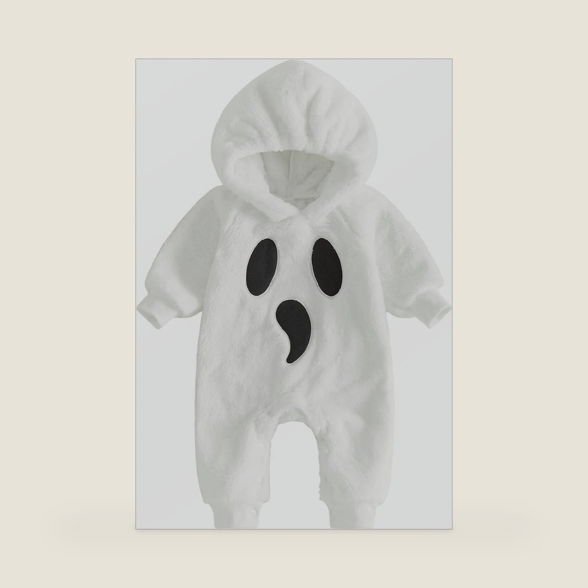 Newborn Infant Baby Ghost Halloween Costume Romper