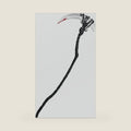 Grim Reaper Scythe Prop,Plastic Grim Reaper Staff Costume Accessories,Faux Scythe Blade Halloween Dress Up Party Black