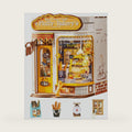 Rolife DIY Miniature House Kit Book Nook Wooden 3D Puzzle (Bear Bakery)