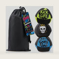 PlayZap 3 Pack Footbag Set, Halloween Toys Birthday Gift,Teens Youth Adults