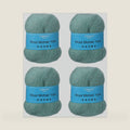 MECCANIXITY Mohair Yarn, 4 Skeins 7oz/2840 Yards, Light Green