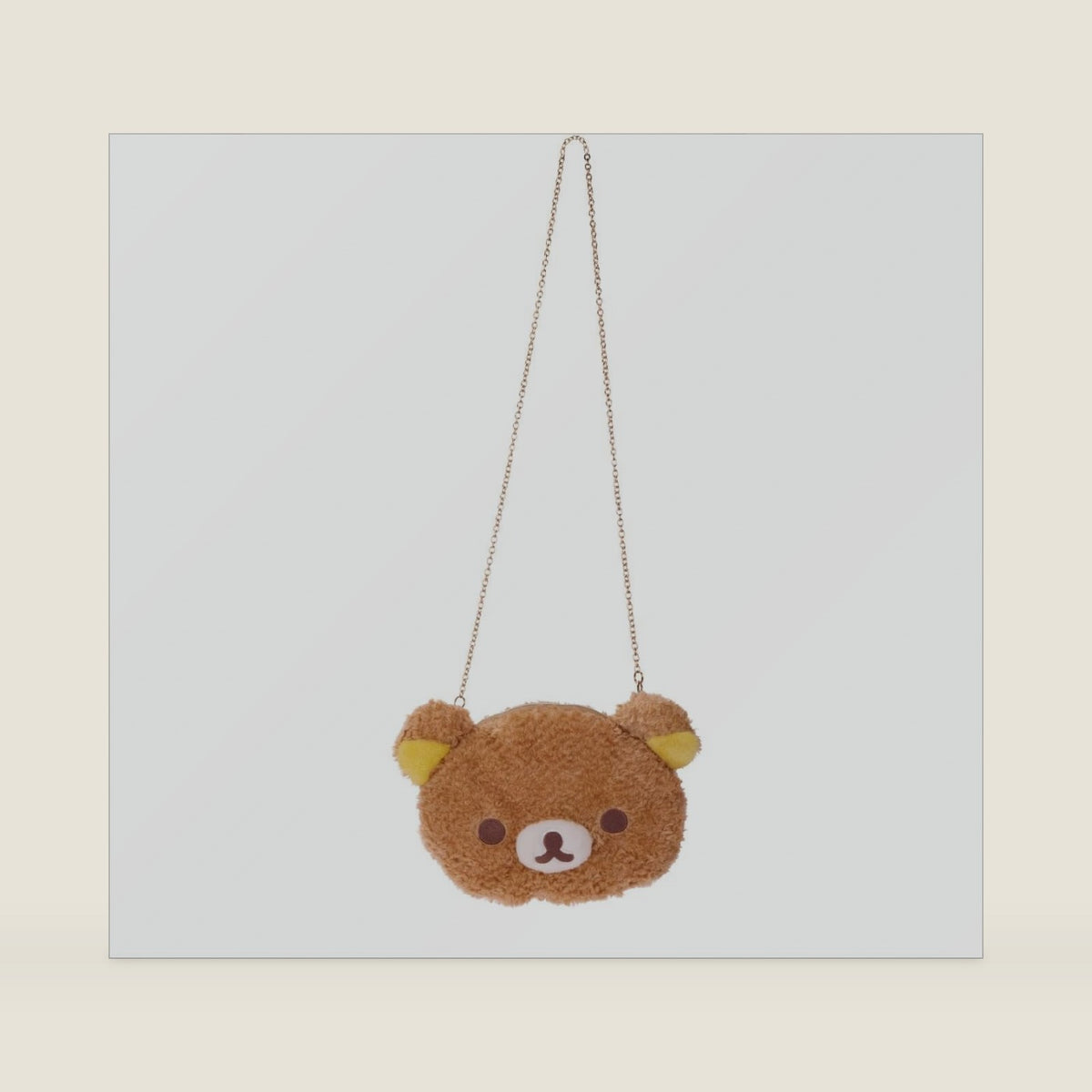 Rilakkuma Plush Face Shoulder Bag